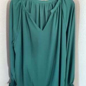 Elegant Green Women's Blouse size 2xl